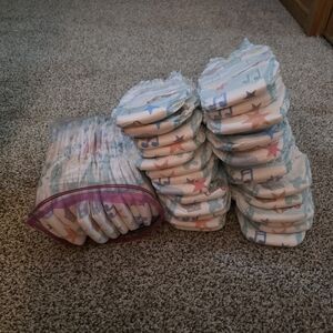 Colorful Star and Music Note Diapers